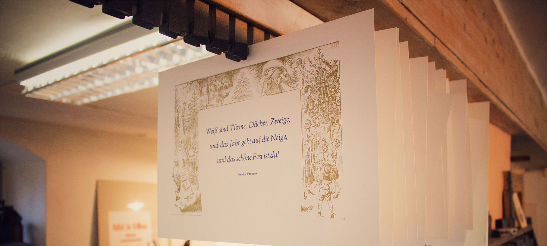 Workshop: Weihnachtskarten drucken