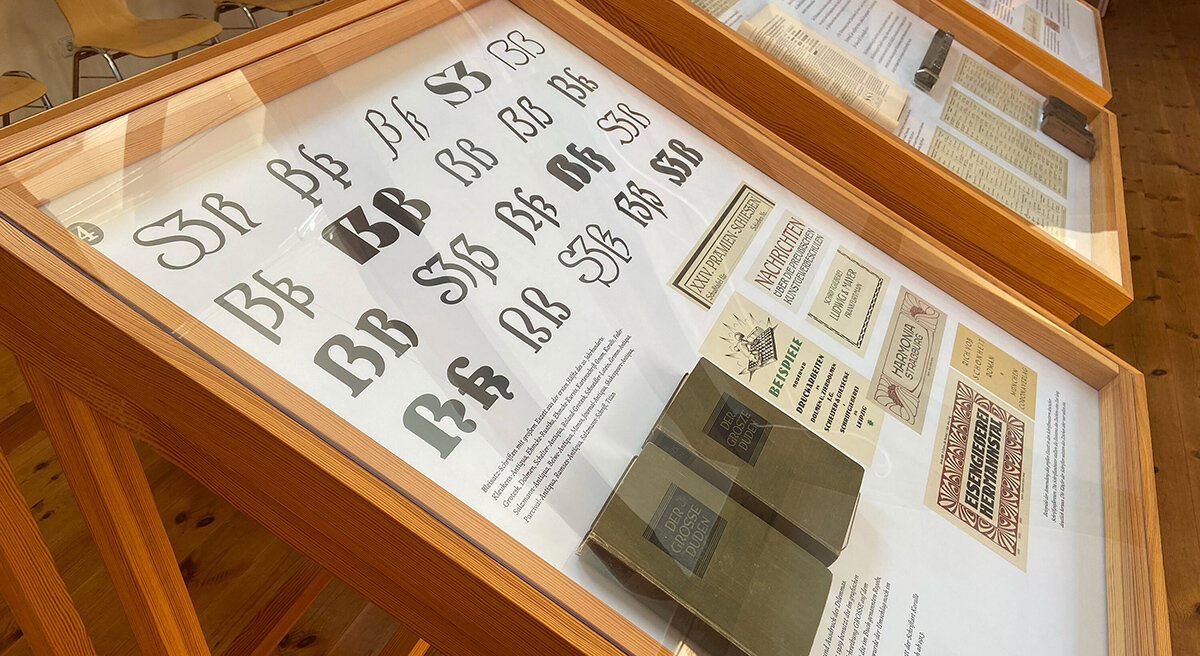 Finissage Eszett-Ausstellung